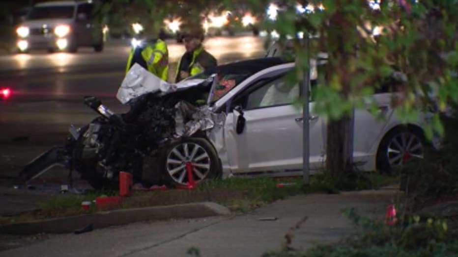 M-59 crash in Waterford