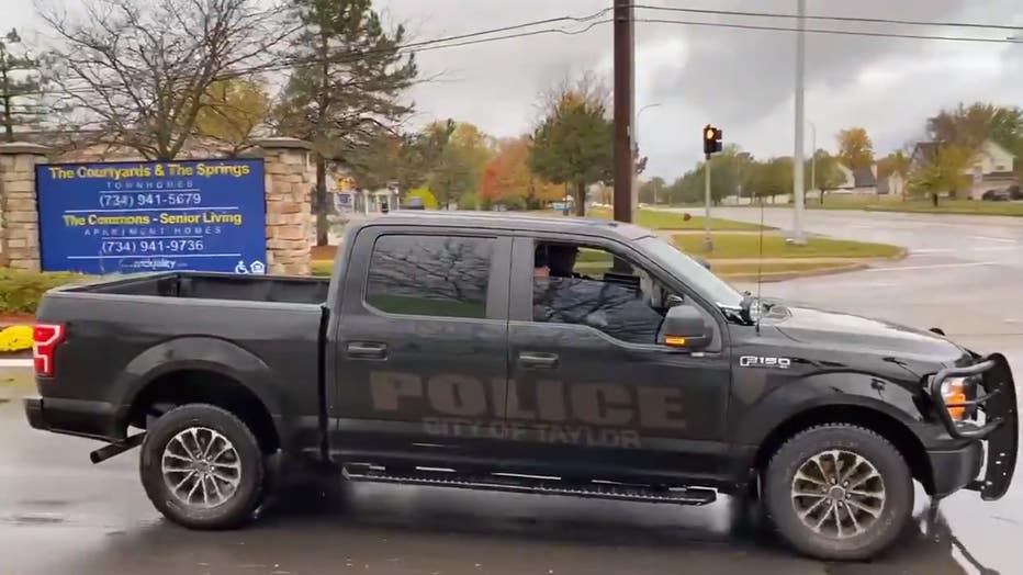 A Taylor police truck