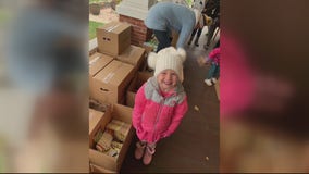 5-year-old girl's food drive for those in need inspires others