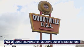 Dearborn donut shop fined after allegedly violating COVID-19 restrictions