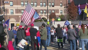 Crowd of Trump supporters gather at Detroit's TCF Center again on Friday, demanding recount