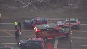 Season's first winter-like conditions brings crashes and road delays in Metro Detroit