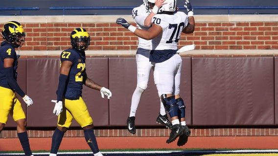 Penn State beats Michigan 27-17 for first victory