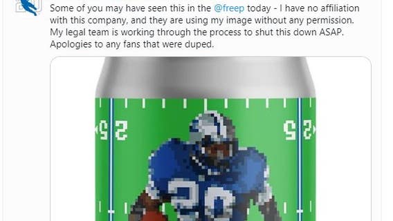 Barry Sanders unhappy with Eastern Market brewery's latest Detroit Lions-related beer