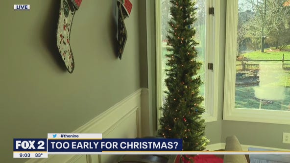 Too early for Christmas decorations?