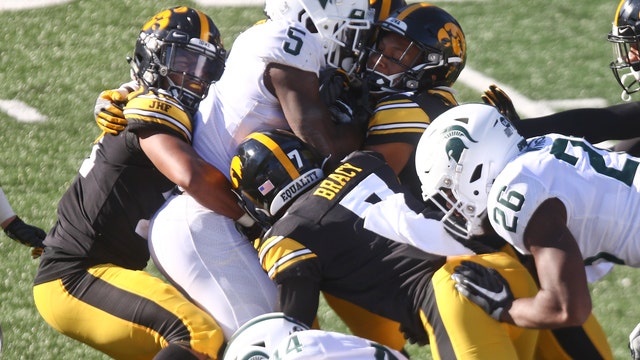 MSU fails to build on Michigan victory, loses big to Iowa