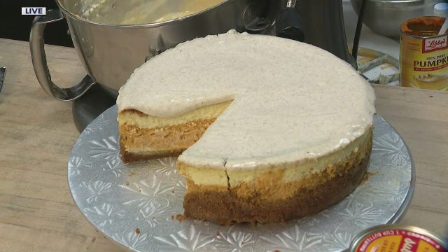 Bakehouse 46's double layer pumpkin cheesecake recipe