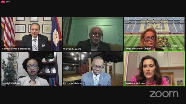 Michigan leaders give message of COVID hope during virtual town hall