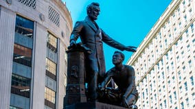 Boston removes statue of slave kneeling before Abraham Lincoln