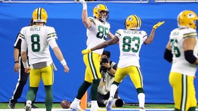 Rodgers-led Packers beat Lions 31-24, clinch NFC North title