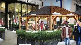 Bedrock sets up outdoor heated seating areas, free parking to support restaurants amid COVID-19