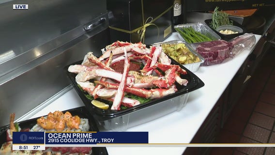 Tenderloin and risotto from Ocean Prime