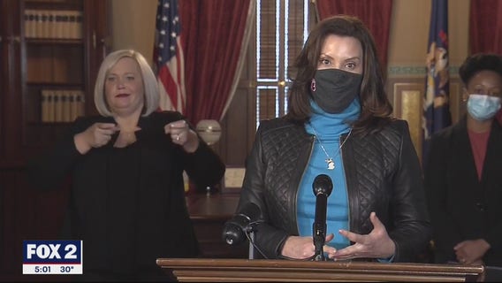 Whitmer holds COVID-19 press conference, she talked about extending unemployment, staying in on New Year’s Eve
