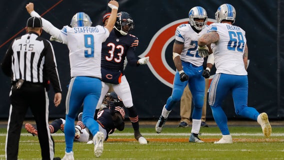Lions first very bad and then very good to get win over the Bears