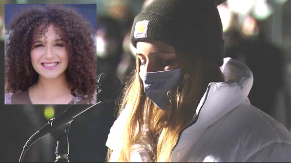 Mourners gather at vigil to honor life of college freshman found dead under suspicious circumstances