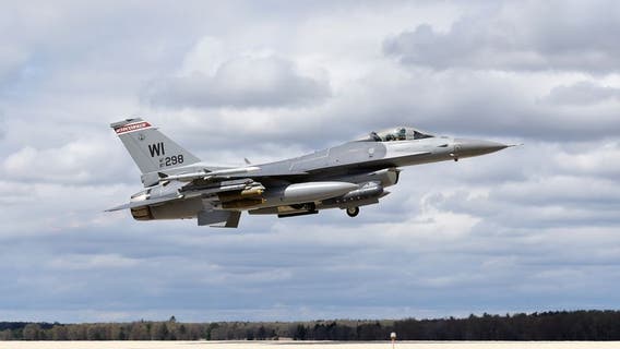 F-16 out of Wisconsin crashes in Michigan's Upper Peninsula