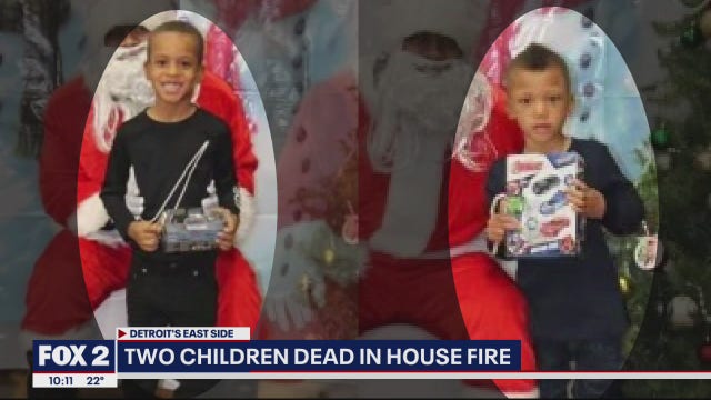 Identity released of 2 children killed during Christmas morning fire