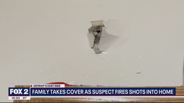 Family traumatized after shots were fired into their home