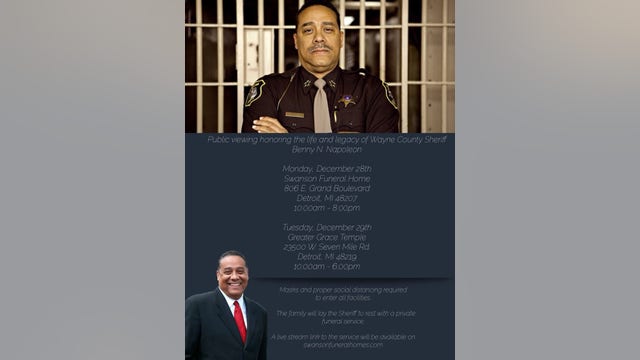 Public viewing arrangements announced for Sheriff Benny N. Napoleon