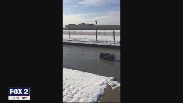 Water main break causes major flooding in neighborhood on Detroit's east side