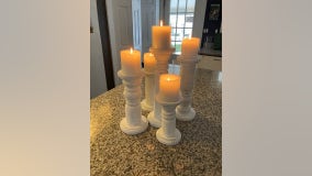 Recycling scrap furniture into unique candleholders