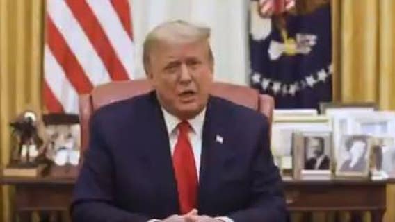 Trump releases new video pleading for calm, condemning Capitol Hill violence