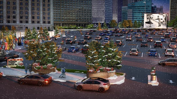 Drive-in theater in Downtown Detroit to play Jurassic Park, Shrek, Back to the Future