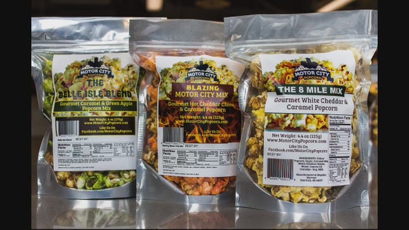 Celebrating Michigan and National Popcorn Day with Motor City Popcorn