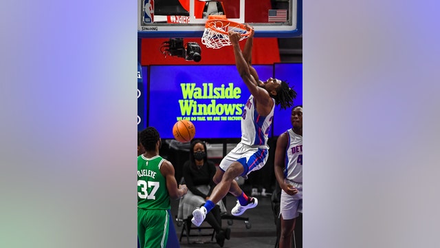 Grant's 24 points lead Pistons past Celtics for 1st win