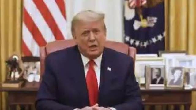 Trump releases new video pleading for calm, condemning Capitol Hill violence