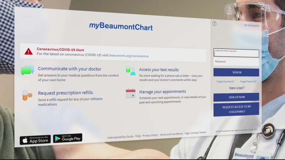 Beaumont Patient Portal crashes from COVID 19 vaccine demand