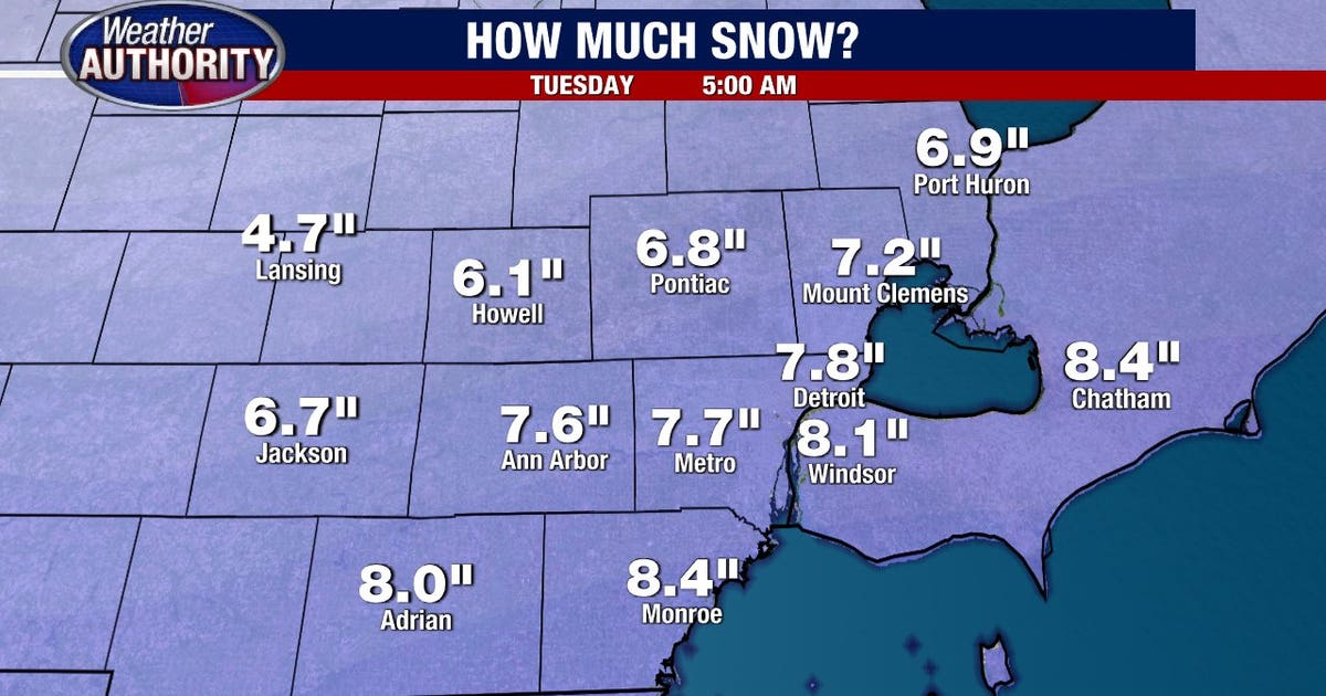 SE Michigan upgraded to Winter Storm Warning with new forecasts ...