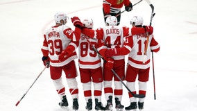 Surging Red Wings beat Blackhawks 5-3 for 2nd straight win