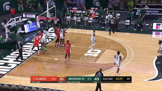 Michigan St tops No. 5 Illinois 81-72, bolsters NCAA chances