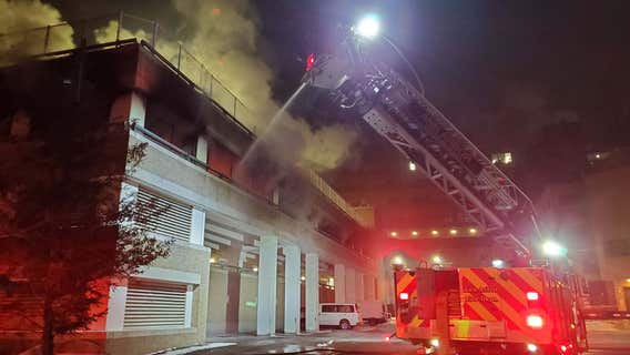 U-M authorities investigate assault, vehicle fire at Michigan Medicine parking garage