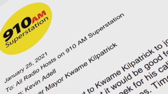 910AM Superstation backtracks on Kilpatrick ban, says hosts can discuss ex-Detroit mayor