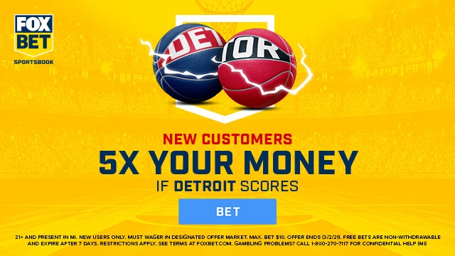 FOX Bet of the Week: 5X your money if the Pistons score