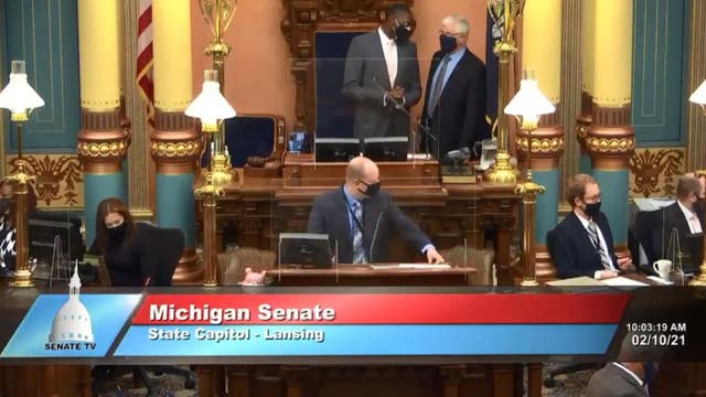 Michigan GOP leader Shirkey on hot mic doubles down after Capitol riot hoax claim