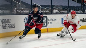 Blue Jackets top Red Wings 4-1, snap five-game losing streak