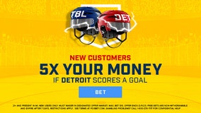 FOX Bet of the Week: 5X your money if the Red Wings score