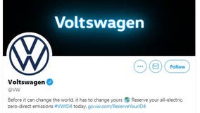 Volkswagen hoaxes media with fake statement on name change