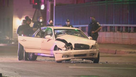 2 Detroit police officers in stable condition after crash on Southfield Service Drive