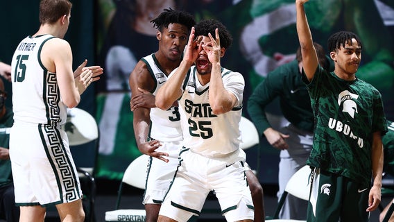 Michigan State boosts NCAA hopes with 64-58 win over Indiana