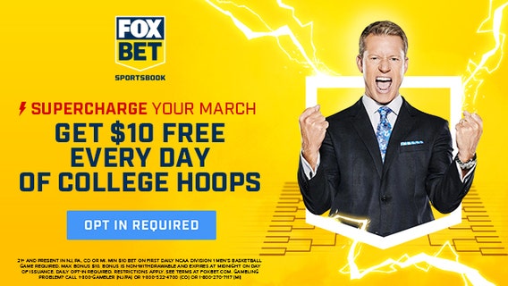 Sweet deal from FOX Bet: $10 every day of college hoops