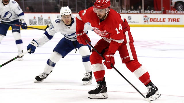 Red Wings hold-off Lightning 6-4 for rare victory
