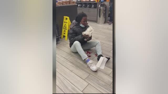Video shows bloodied woman after altercation with Detroit party store owner