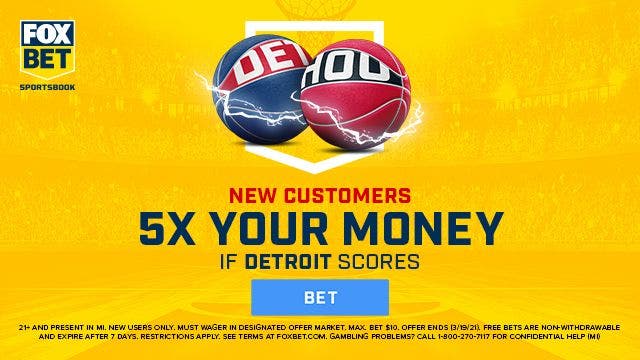 FOX Bet of the Week: 5X your money when Detroit scores