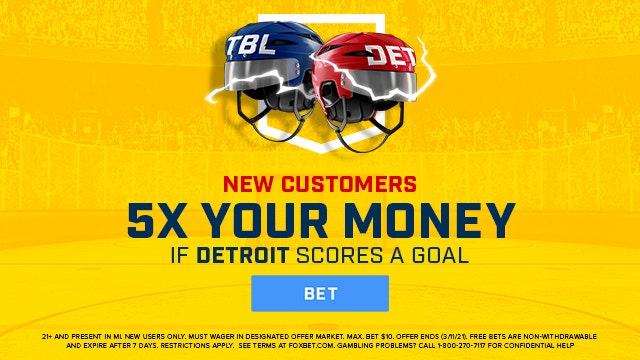 FOX Bet of the Week: 5X your money if the Red Wings score
