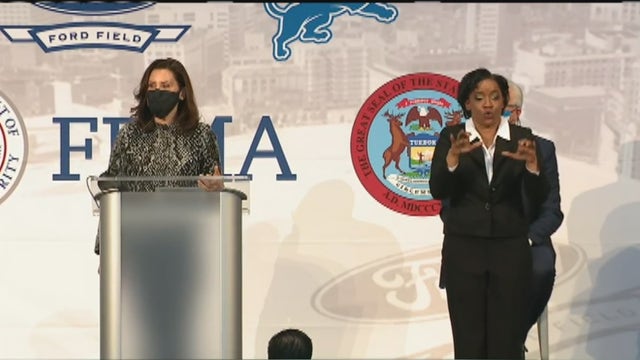 "The vaccine train has left the station"; vaccinations at Ford Field begin next week