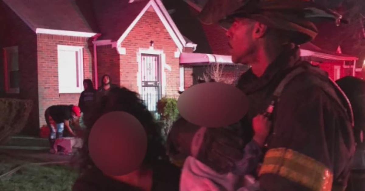 Detroit Firefighters save baby girl inside house fire they say family ...